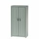 Armoire Miniature en Bois pour Souris - Bleu Soft