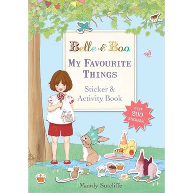 Livre d'Autocollants Belle and Boo My Favourite Things Sticker Book