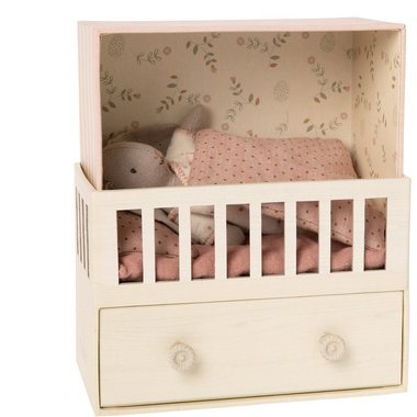 Maileg Mini Chambre Musicale Bebe Lapin Rose