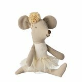 Souris Ballerine Petite Soeur - Blanc cassé