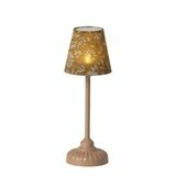 Lampadaire Vintage pour Souris - Rose Poudré Foncé