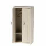 Armoire Miniature en Bois pour Souris - Crème