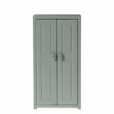 Armoire Miniature en Bois pour Souris - Bleu Soft