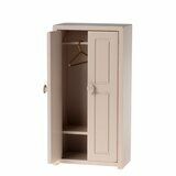 Armoire Miniature en Bois pour Souris - Rose Clair