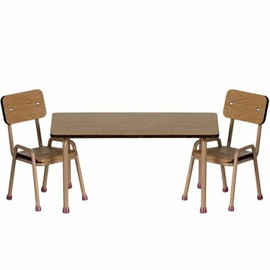 Ensemble Table et Chaises pour Souris - Dark Powder